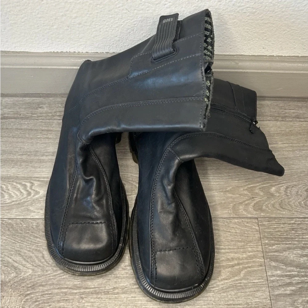 Vintage 90s Dr Martens 9788 Black Leather Moto Boots M7 W8.5 UK Made Unisex RARE - Picture 16 of 16